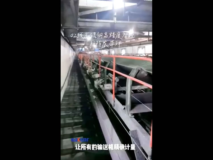 高精度皮帶秤在華能銅川電...